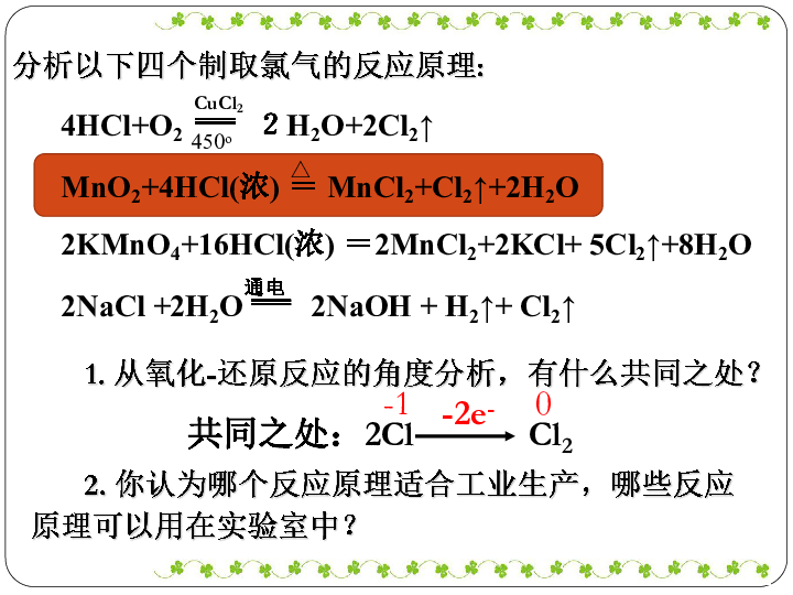 鲁科版高中化学必修2第二章第三节 化学反应的利用第1课时 课件 (共21张PPT)