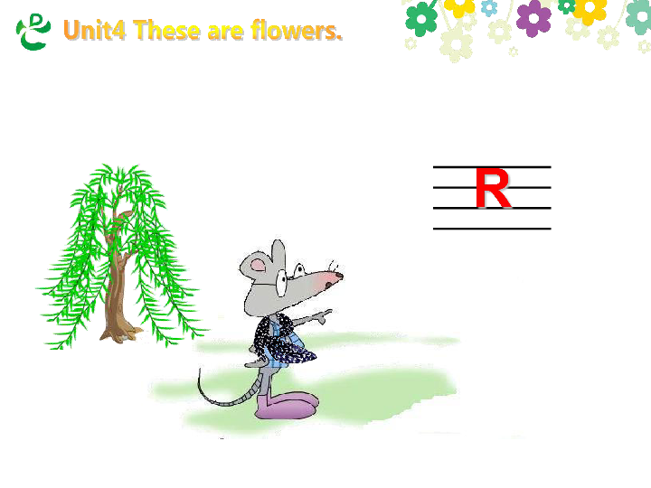 Unit 4 These are flowers 第三课时课件（21张PPT）