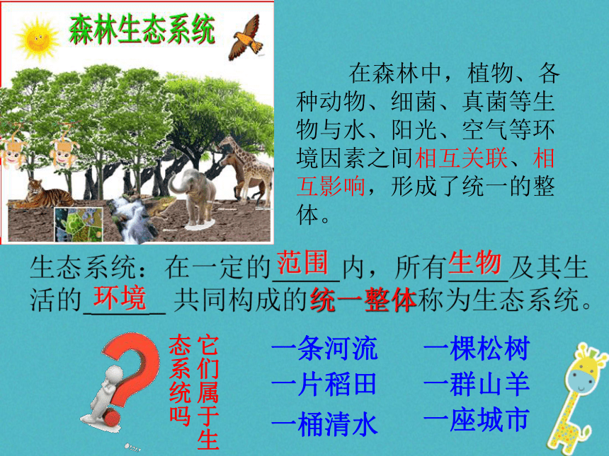 广东省揭阳市八年级生物下册23.2生态系统的概述课件（新版）北师大版