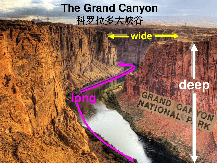 Module 1 Wonders of the world Unit 2 The Grand Canyon was not just big课件