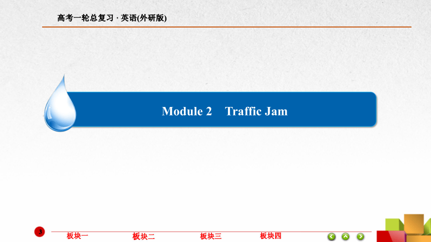2017届高考外研版英语一轮总复习：必修4 Module 2 traffic jam