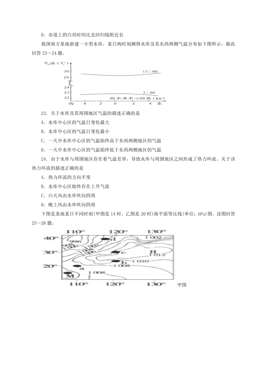 内蒙古阿拉善盟2016-2017学年高二地理下学期期中试题