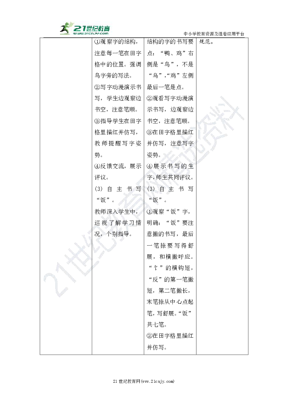 【2020统编版】二年级下册语文识字4《中国美食》导学案