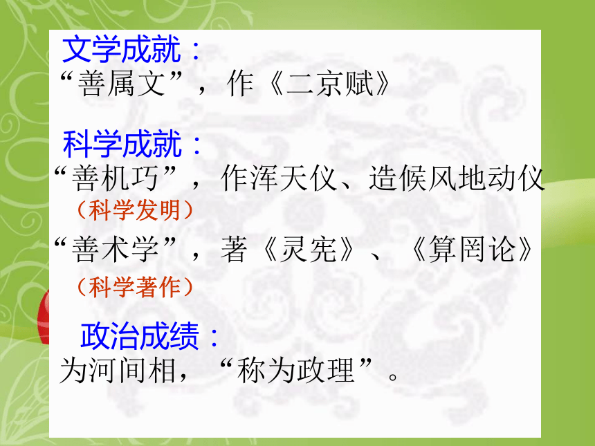 《张衡传》教学课件（26张PPT）