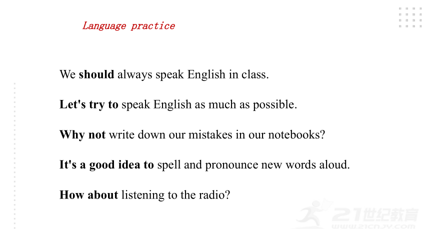 module1howtolearnenglishunit3languageinuse课件35张ppt