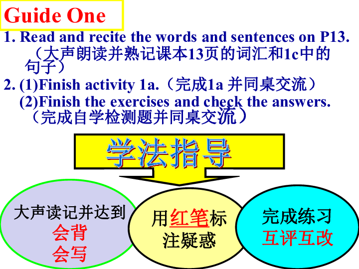 Unit 3 How do you get to school? sectionA 1a-1c课件（22张PPT）