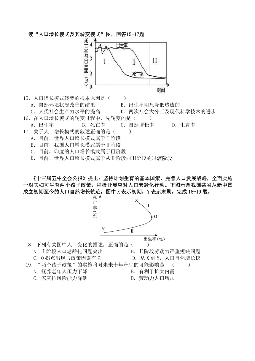 湖南省麓山国际实验学校2016年新高二第一次暑假作业检测文科综合试题