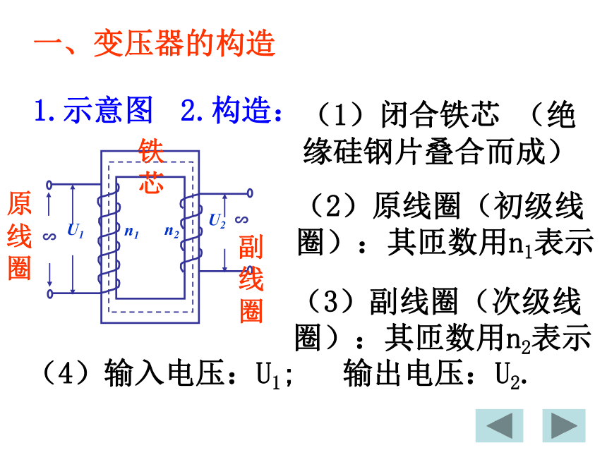 河北省石家庄二中人教版选修3-2 同步课件：5.4变压器