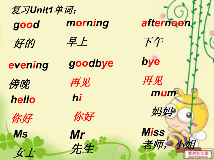 Unit 3 What’s your name? 第一课时课件(共23张PPT)