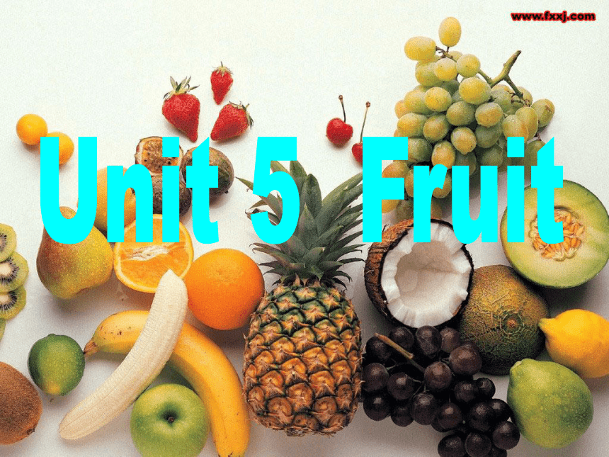 牛津上海版Unit 5 Fruit 课件