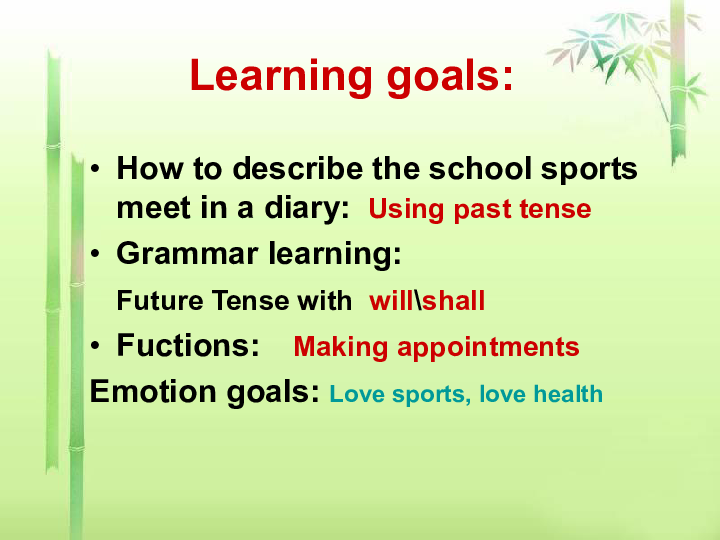 Unit 1 Playing Sports Topic 3 The school sports meet is coming.Section D课件18张PPT
