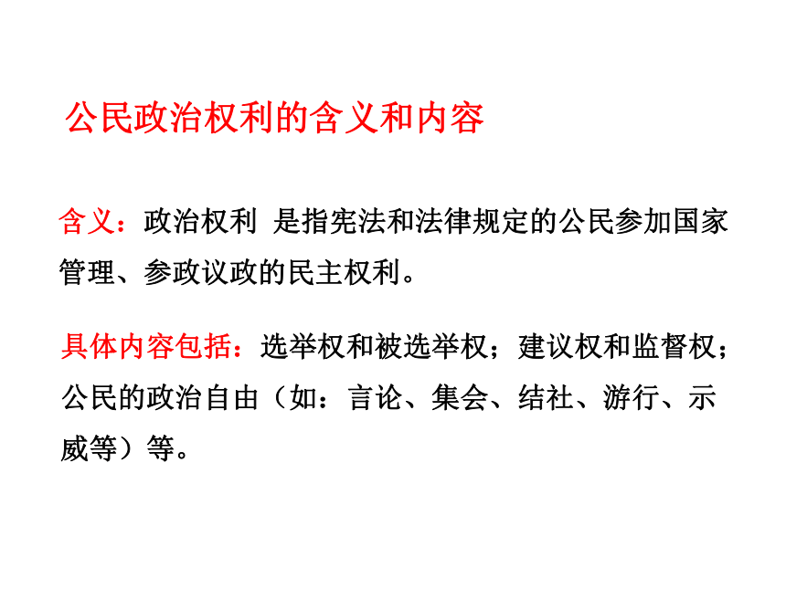 2017（秋）九年级人教版政治课件： 6.3依法参与政治生活