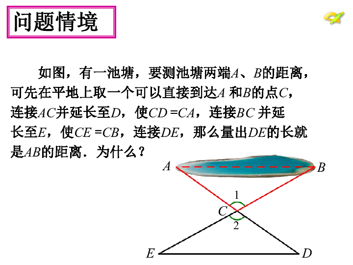 人教八上数学12.2三角形全等的判定 SAS 课件（23张ppt）