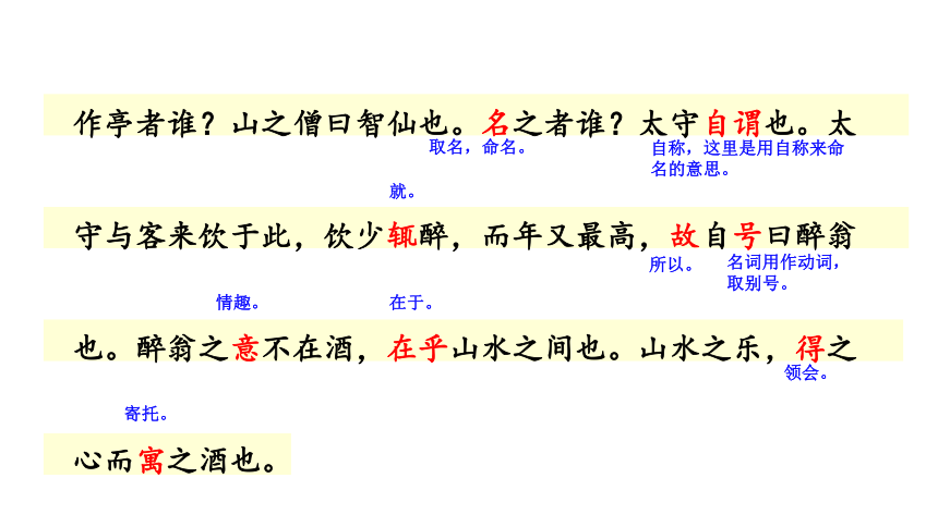 九年级上册(2018部编）11《醉翁亭记》课件