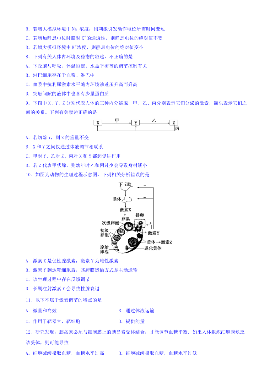 陕西省黄陵中学2016-2017学年高二下学期开学考试生物试题（普通班） Word版含答案