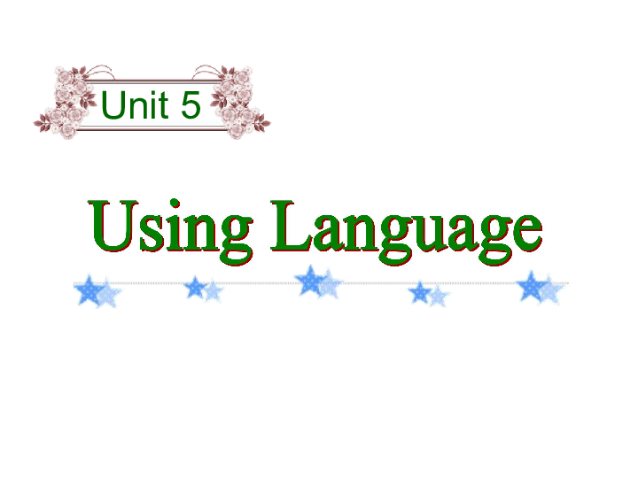 Unit 5 Inside advertising Using language 教学课件共25张PPT