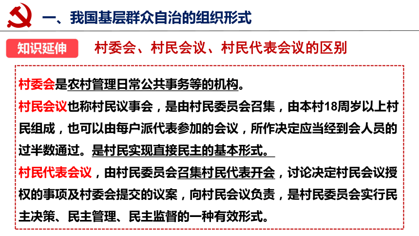 20212022學年高中政治統編版必修三63基層群眾自治制度課件共36張ppt1