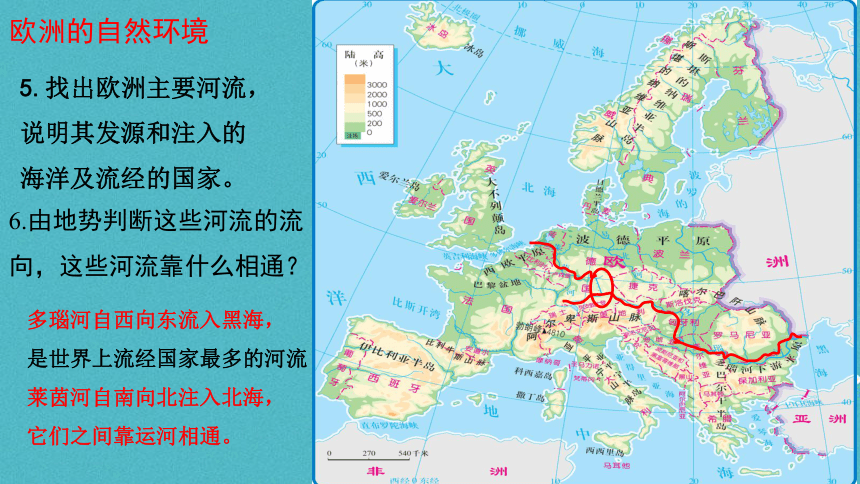2018八年级地理下册6.3欧洲西部课件中图版