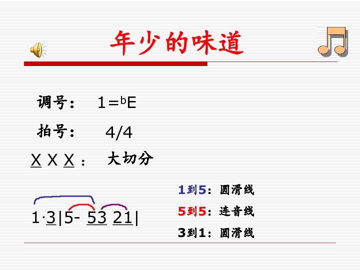 年少的味道合唱谱图片