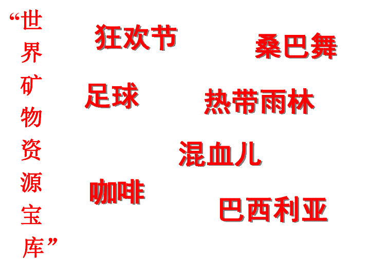 人教版地理七年级下册9.2 巴西 课件(共44张PPT)