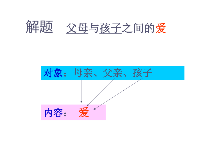 《父母与孩子之间的爱》 精品课件 (共37张PPT)