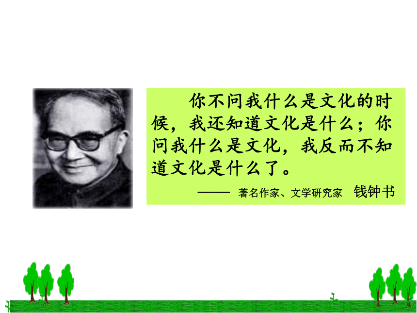 高中政治人教版必修三第一单元第一课体味文化 课件18张PPT