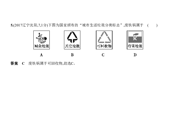 2019化学中考一轮复习试题课件：专题十一　化学与生活（96张PPT）