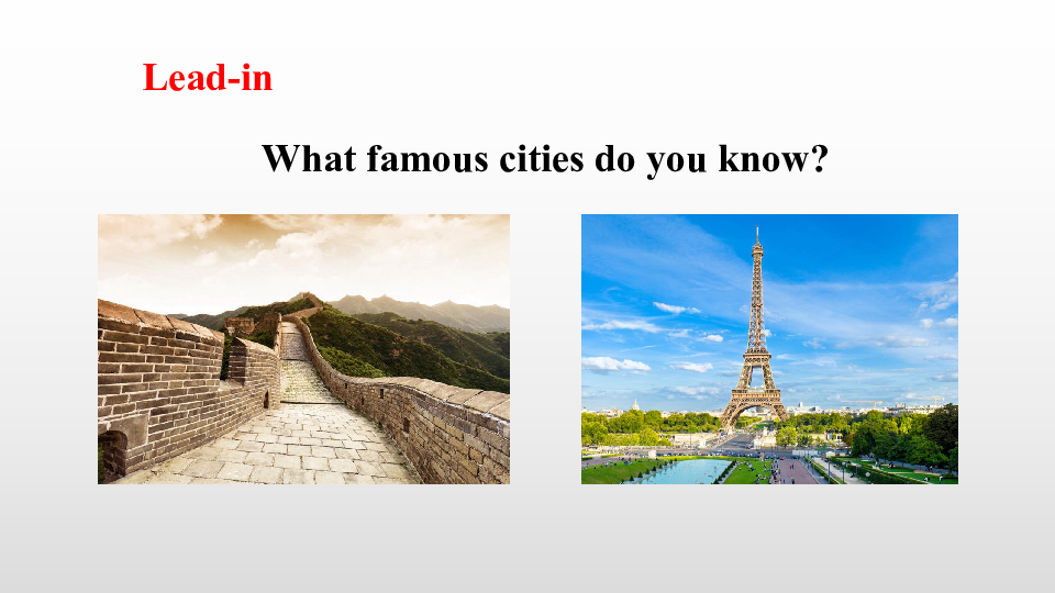 Module 3 Unit 9 Great cities of the world 课件（46张PPT)