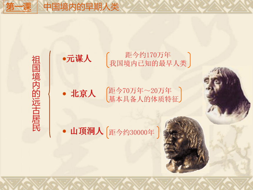 第1课 中国早期人类的代表——北京人（38张PPT）