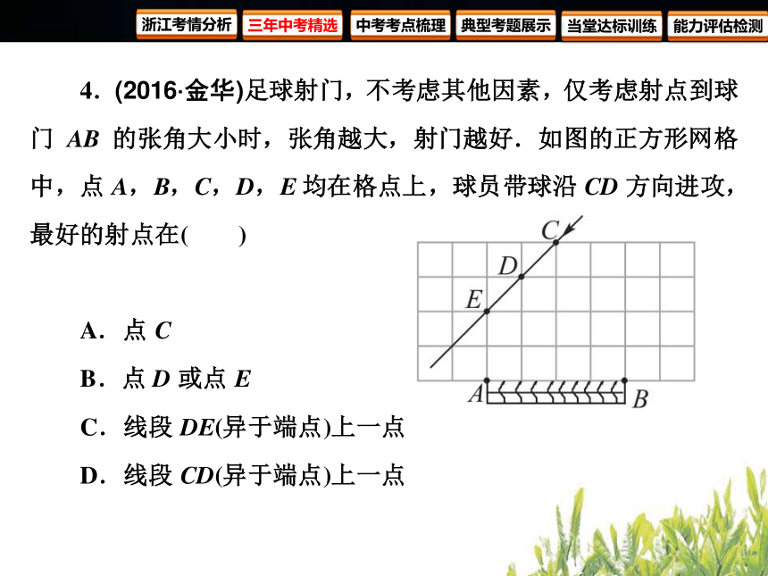 2018年浙江中考数学复习 圆 第19课时 点、直线和圆的位置关系（105张PPT）