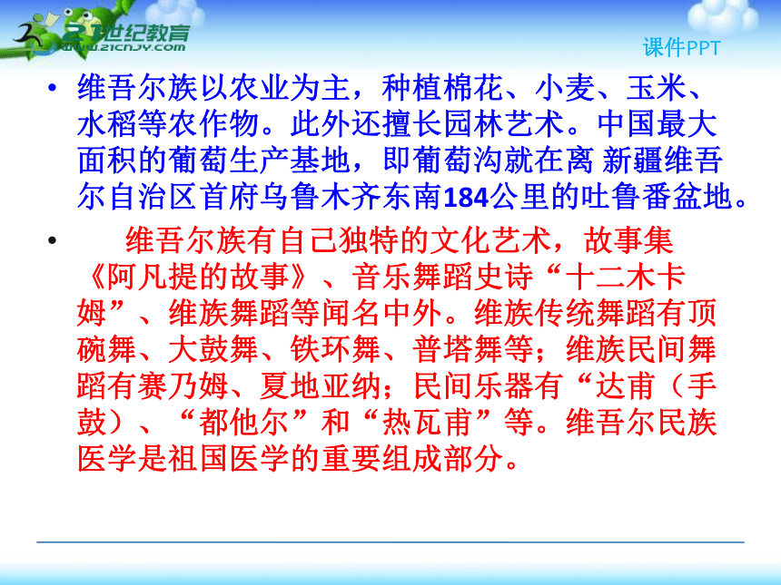 9和田的维吾尔 课件