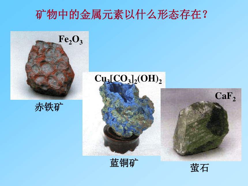 人教版高中化学必修二4.1开发利用金属矿物资源 课件（28张ppt）