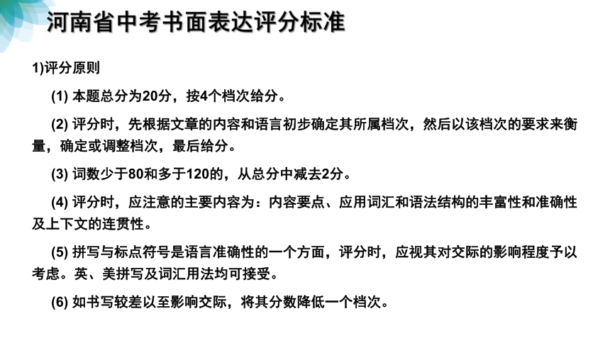 2021年中考英语二轮专题复习课件书面表达指导课件41张ppt