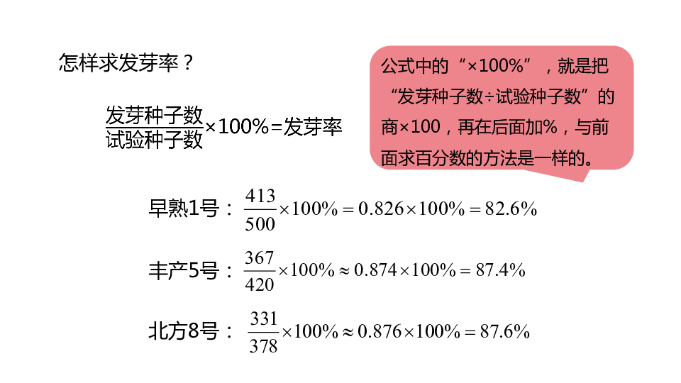 冀教版数学六年级上册3.4求百分率课件（20张PPT)