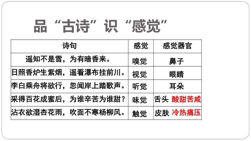 4.6.1 人体对外界环境的感知 课件 人教版七年级生物下册（61张PPT）