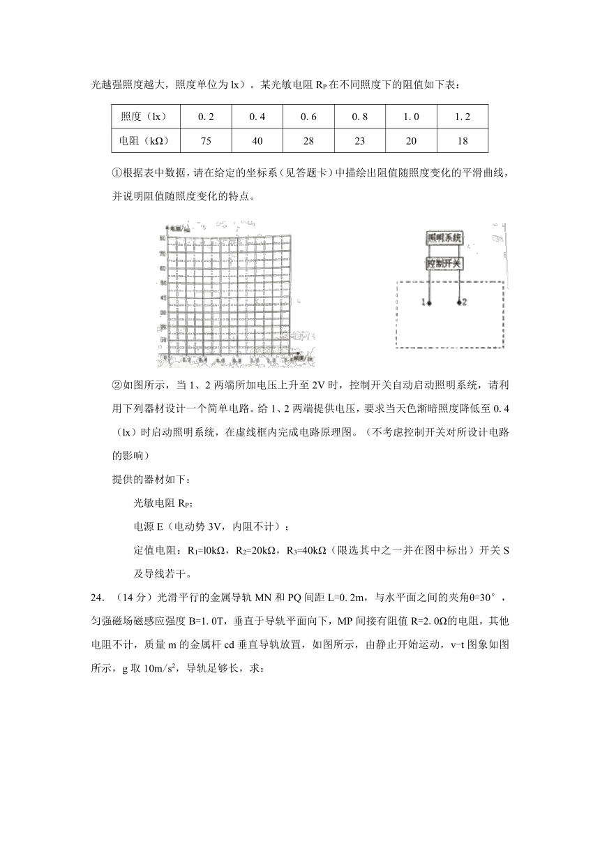 宁夏六盘山高级中学2017届高三第三次模拟考试理科综合物理试题 Word版含答案