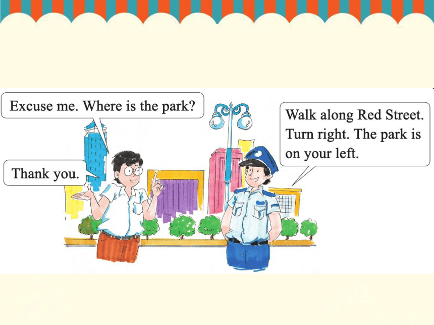 Lesson 5 The park is on your left 课件