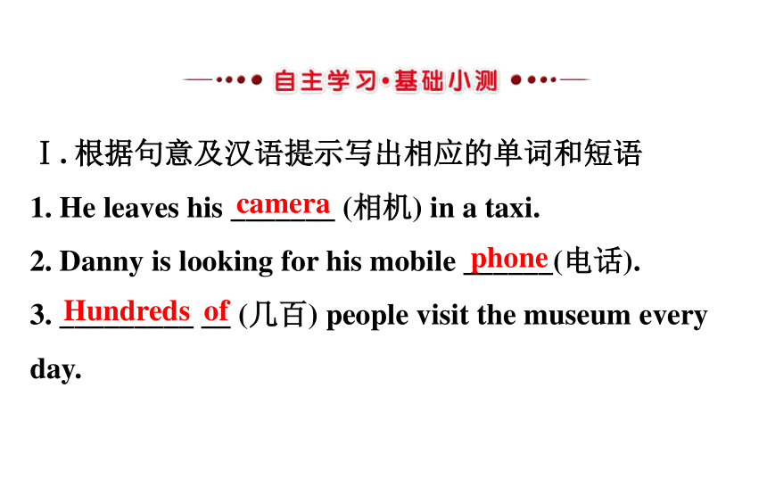 Module 1 Lost and found Unit 2  Are they yours? 习题课件