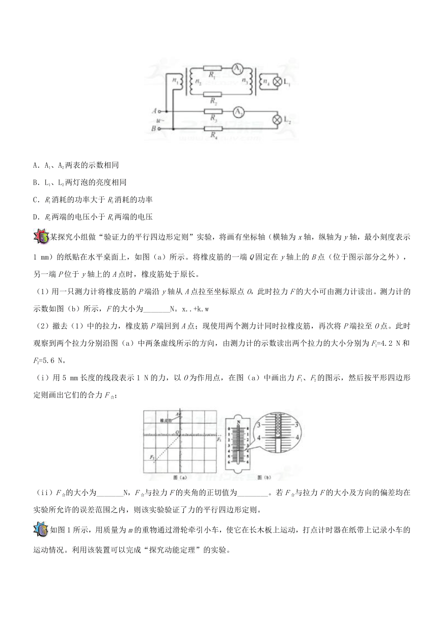 2018年高考物理三轮复习每日一题2018年4月29日+每周一测