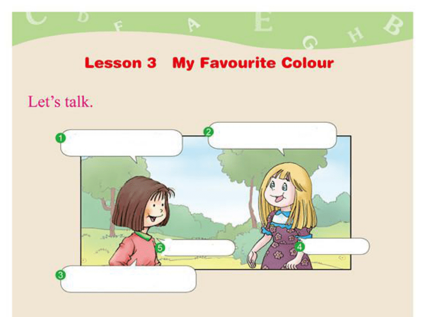 Lesson 3 My favourite colour 课件