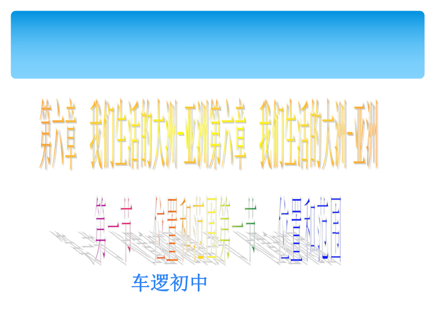 江苏省高邮市车逻镇初级中学七年级地理下册 6.1位置和范围 课件(共28张PPT)