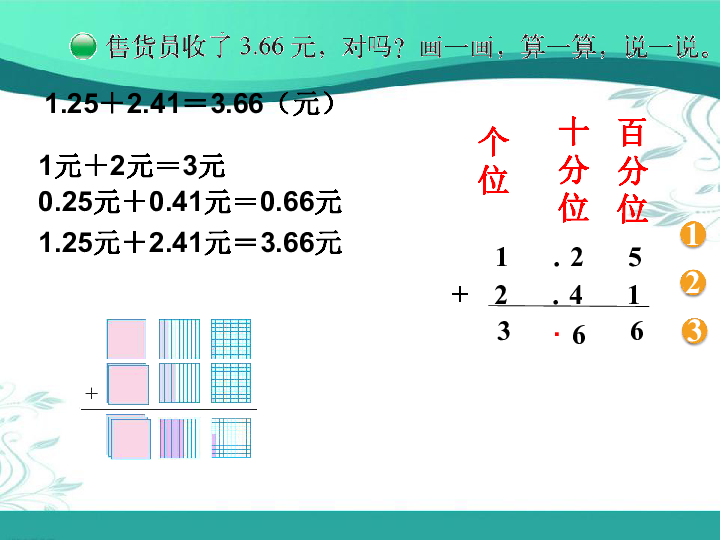 北师大版数学四年级下册1.5《买菜》(课件16张ppt)