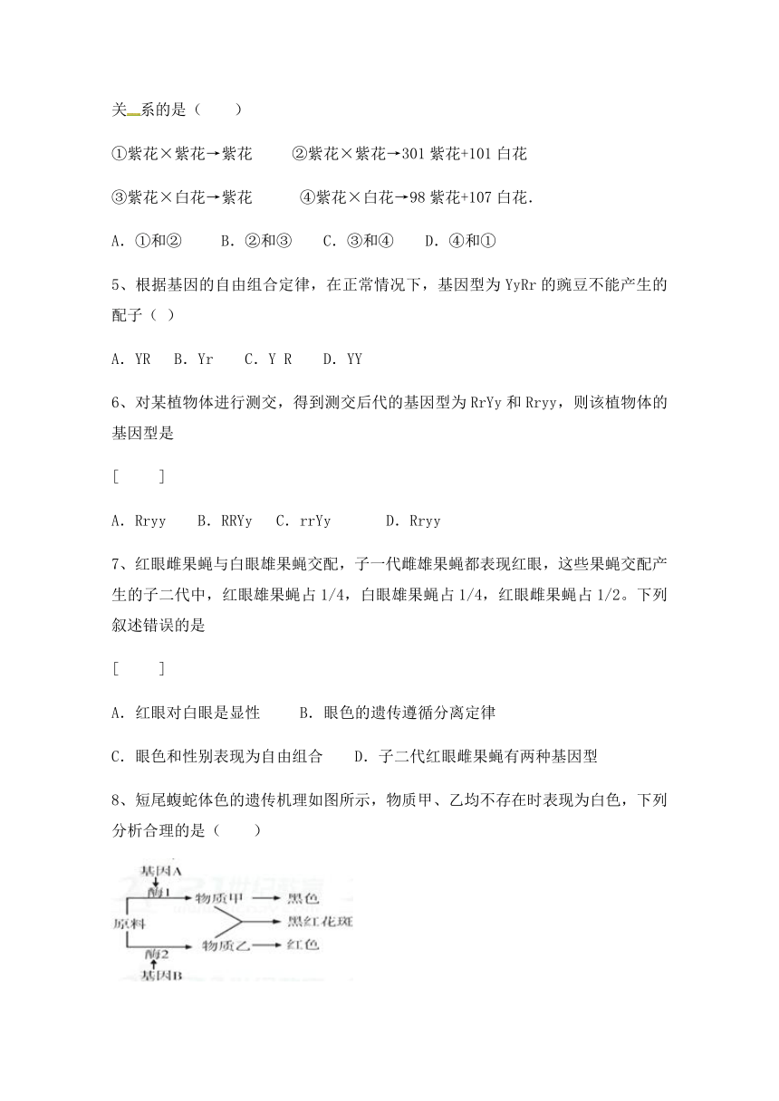 内蒙古翁牛特旗乌丹第二中学、呼和浩特市第二十一中学2017-2018学年高二上学期期末联考生物试题