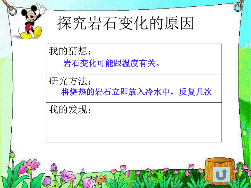 岩石会改变模样吗