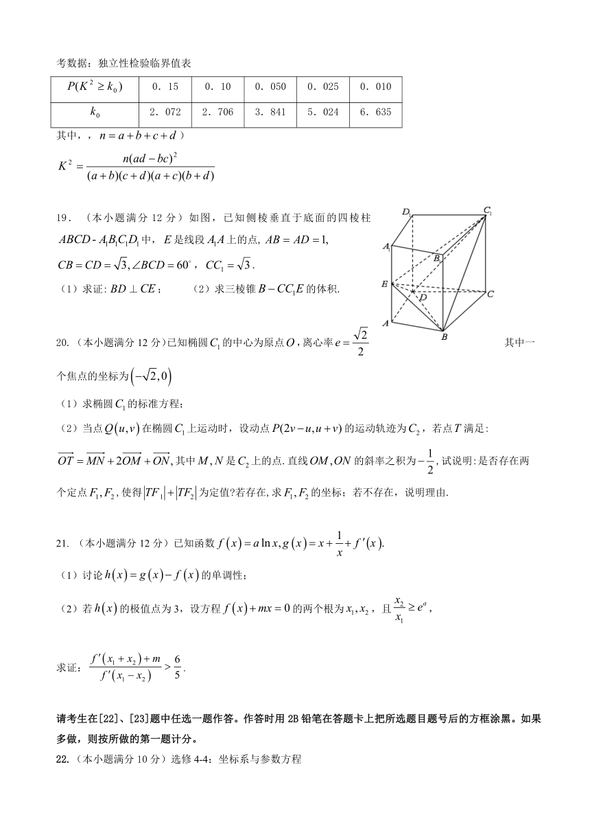 广西陆川县中学2017届高三5月份模拟考试（三）文科数学试题 Word版含答案