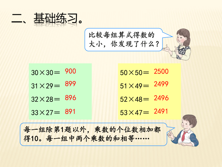 数学三年级下人教版4两位数乘两位数整理和复习课件  (共16张)