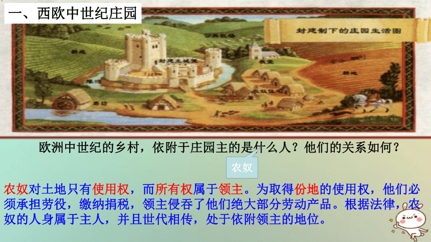 第7课西欧中世纪庄园和城市课件1中华书局版（16张PPT）