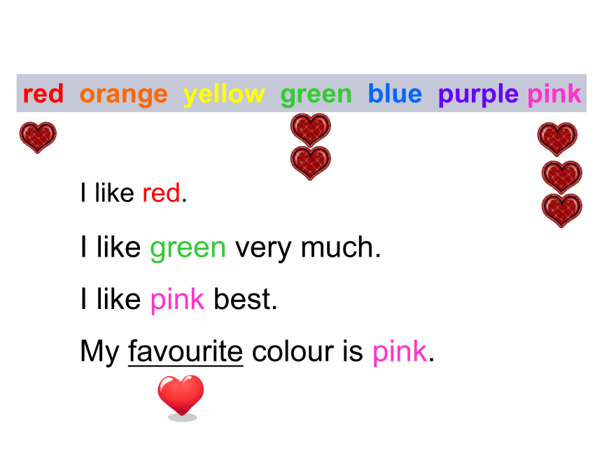 Lesson 3 My favourite colour 课件