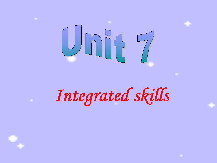 牛津译林英语八年级上册Unit 7 Seasons Integrated skills 课件（25张PPT）