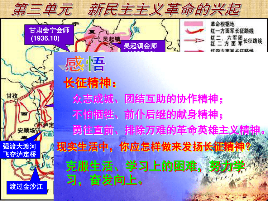 人教版中国历史（复习）八上第三单元新民主主义革命的兴起